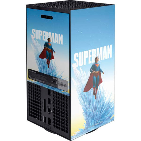 Superman 2025 Fortress of Solitude Classic Rise XBox Series X Digital Edition Console Skin